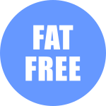 Fat Free Icon Blue